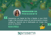 Mensagem de Final de Ano da presidente Regina Pimenta