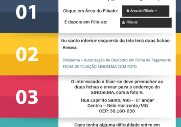Passo a passo para filiação