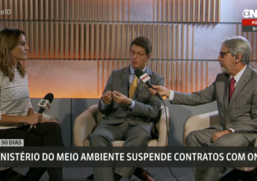 Ministro do Meio Ambiente diz que vai suspender assinatura de contratos com ONGs por 90 dias