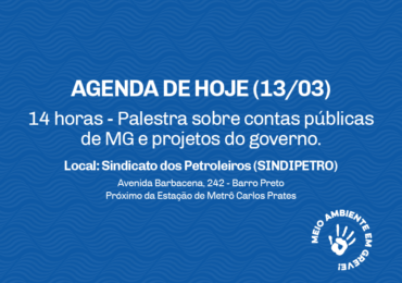 Greve hoje (13/3, sexta-feira): palestra no SINDIPETRO às 14 horas