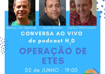 LIVE discute estações de tratamento de esgoto no dia 2 de junho