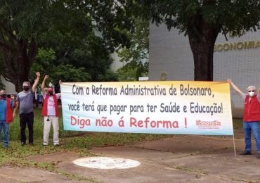 Protestos em Brasília preparam a paralisação nacional dos servidores públicos em 18 de agosto
