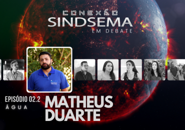 Matheus Duarte no Especial sobre Água, do Conexão Sindsema