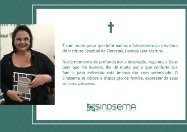 Nota de Falecimento - Daniela Lara Martins