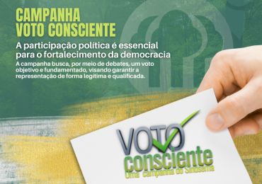 VOTO CONSCIENTE! Campanha do Sindsema pela participação política está no ar!