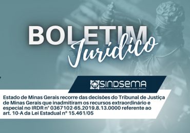 Sobre dois novos recursos protocolados pelo Estado referente  ao art. 10-A da Lei Estadual nº 15.461/05
