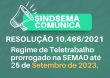 Regime de teletrabalho prorrogado na SEMAD até 25 de setembro de 2023