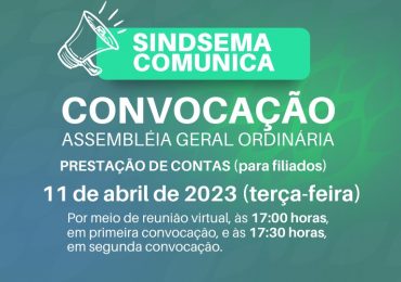 Convocação para Assembleia Geral Ordinária Sindsema