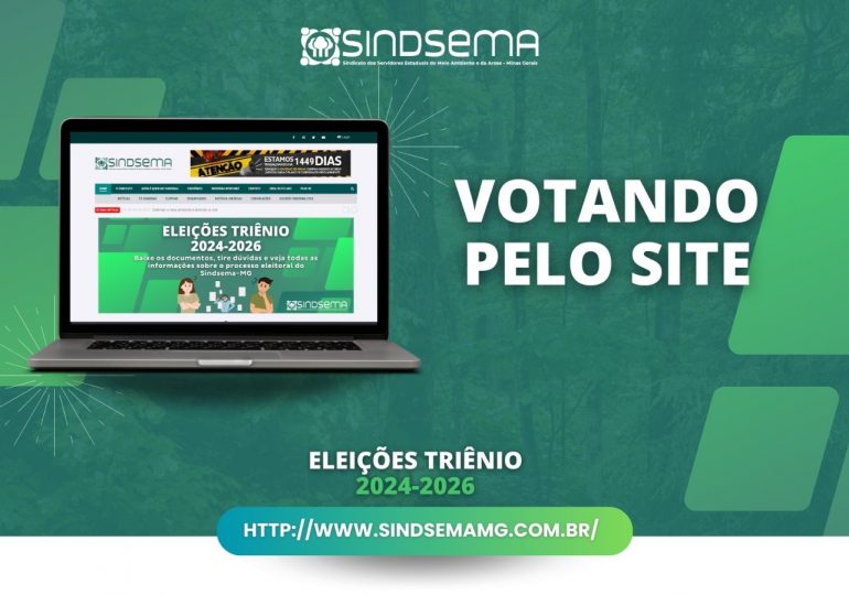 Atenção! Saiba como votar pelo site no processo eleitoral do Sindsema triênio 2024-2026