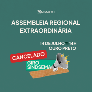 ASSEMBLEIA REGIONAL EXTRAORDINÁRIA - OURO PRETO