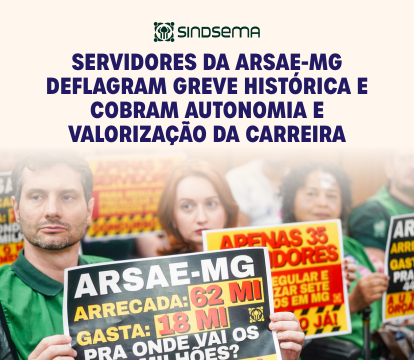 Servidores da Arsae-MG deflagram greve histórica e cobram autonomia e valorização da carreira