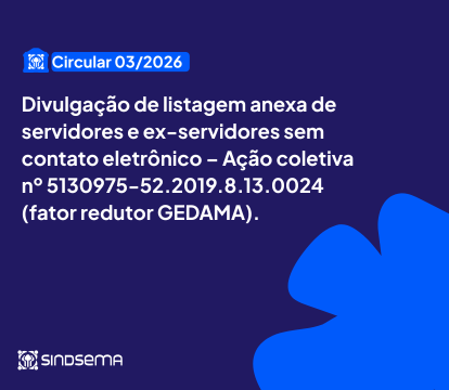 CIRCULAR Nº 03/2026 – AÇÃO COLETIVA GEDAMA