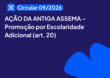 CIRCULAR 09/2026 – Promoção por Escolaridade Adicional (art. 20)CIRCULAR 09/2026 –