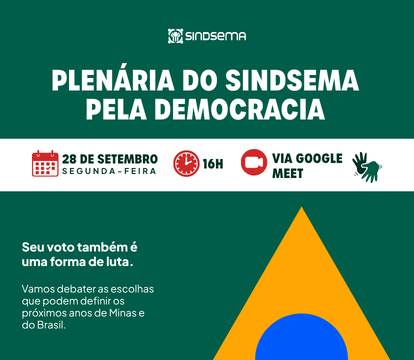 PLENÁRIA DO SINDSEMA PELA DEMOCRACIA